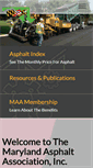 Mobile Screenshot of mdasphalt.org
